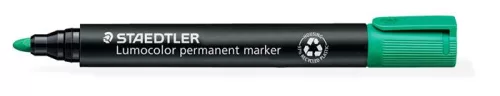 Alkoholos marker, 2 mm, kúpos, STAEDTLER "Lumocolor® 352", zöld
