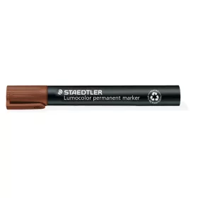   Alkoholos marker, 2 mm, kúpos, STAEDTLER "Lumocolor® 352", barna