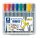 Flipchart marker vegyes készlet, 2/2-5 mm, STAEDTLER "Lumocolor® 356", 8 különböző szín