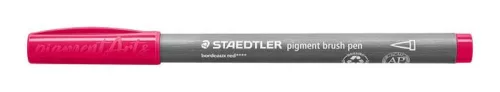 Ecsetirón készlet, STAEDTLER "Pigment brush 371", 12 különböző természeti szín