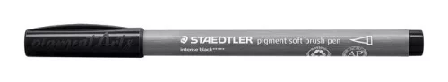 Ecsetirón készlet, STAEDTLER "Pigment 372", 6 különböző fekete és szürke árnyalat