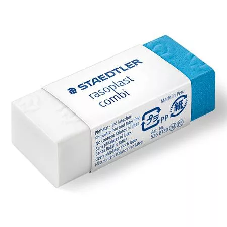 Radír, kombinált, STAEDTLER "Rasoplast Combi 526 BT"