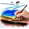 Akvarell ceruza készlet, ecsettel, radírral, hegyezővel, grafitceruzával, STAEDTLER® "146 10C", 12 különböző szín