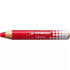   Táblaceruza fehértáblához, flipchartpapírhoz, kúpos, STABILO "MARKdry", piros