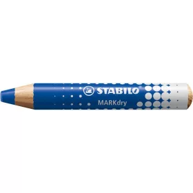   Táblaceruza fehértáblához, flipchartpapírhoz, kúpos, STABILO "MARKdry", kék