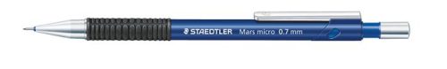 Nyomósirón, 0,7 mm, STAEDTLER "Mars micro 775", kék