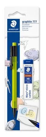 Nyomósirón és grafitbél, 0,5 mm, STAEDTLER "Graphite 777", vegyes színek