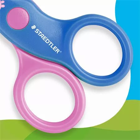 Olló, óvodai, 10 cm, STAEDTLER "Noris® Junior 965", Peppa malac