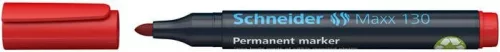 Alkoholos marker, 1-3 mm, kúpos, SCHNEIDER "Maxx 130", piros