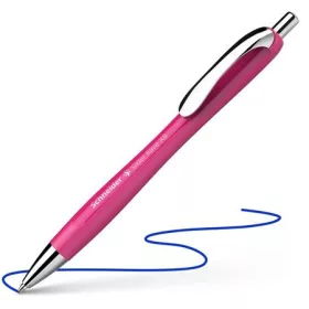   Golyóstoll, 0,7 mm, nyomógombos, SCHNEIDER "Slider Rave XB", magenta
