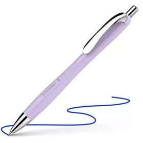   Golyóstoll, 0,7 mm, nyomógombos, SCHNEIDER "Slider Rave XB", halványlila