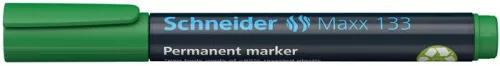 Alkoholos marker, 1-4 mm, vágott, SCHNEIDER "Maxx 133", zöld