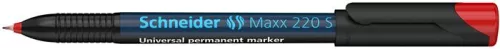 Alkoholos marker, OHP, 0,4 mm, SCHNEIDER "Maxx 220 S", piros