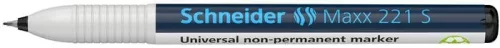 Alkoholmentes marker, OHP, 0,4 mm, SCHNEIDER "Maxx 221 S", fekete