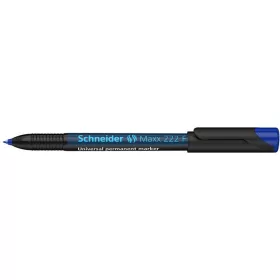   Alkoholos marker, OHP, 0,7 mm, SCHNEIDER "Maxx 222 F", kék