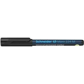   Alkoholos marker, OHP, 1 mm, SCHNEIDER "Maxx 224 M", fekete