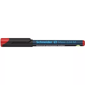  Alkoholos marker, OHP, 1 mm, SCHNEIDER "Maxx 224 M", piros