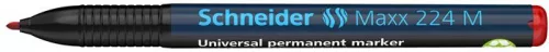Alkoholos marker, OHP, 1 mm, SCHNEIDER "Maxx 224 M", piros