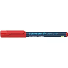   Alkoholos marker, 1-2 mm, kúpos, SCHNEIDER "Maxx 240", piros