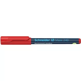   Alkoholos marker, 1-2 mm, kúpos, SCHNEIDER "Maxx 240", piros
