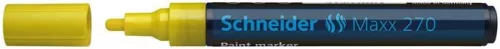 Lakkmarker, 1-3 mm, SCHNEIDER "Maxx 270", sárga