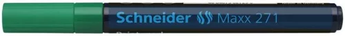 Lakkmarker, 1-2 mm, SCHNEIDER "Maxx 271", zöld