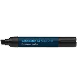   Alkoholos marker, 4-12 mm, vágott, SCHNEIDER "Maxx 280", fekete