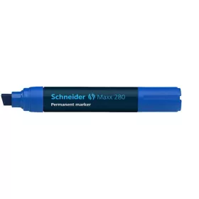   Alkoholos marker, 4-12 mm, vágott, SCHNEIDER "Maxx 280", kék