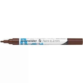   Dekormarker, akril, 2 mm, SCHNEIDER "Paint-It 310", barna