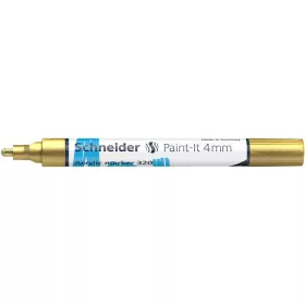   Dekormarker, akril, 4 mm, SCHNEIDER "Paint-It 320", arany