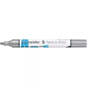   Dekormarker, akril, 4 mm, SCHNEIDER "Paint-It 320", ezüst
