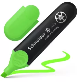   Szövegkiemelő, 1-5 mm, SCHNEIDER "Job 150", zöld