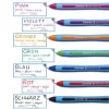 Golyóstoll, 0,7 mm, kupakos, SCHNEIDER "Slider Memo XB", zöld