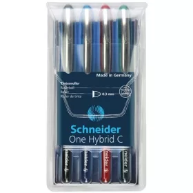   Rollertoll készlet, 0,3 mm, SCHNEIDER "One Hybrid C", 4 szín