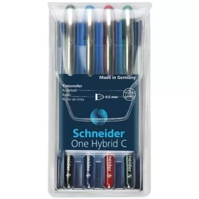   Rollertoll készlet, 0,5 mm, SCHNEIDER "One Hybrid C", 4 szín