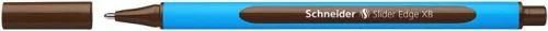 Golyóstoll, 0,7 mm, kupakos, SCHNEIDER "Slider Edge XB", barna