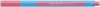 Golyóstoll, 0,7 mm, kupakos, SCHNEIDER "Slider Edge XB Pastel", flamingó