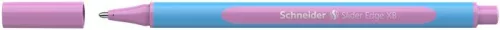 Golyóstoll, 0,7 mm, kupakos, SCHNEIDER "Slider Edge XB Pastel", lila