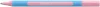 Golyóstoll, 0,7 mm, kupakos, SCHNEIDER "Slider Edge XB Pastel", rózsa