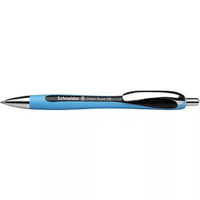   Golyóstoll, 0,7 mm, nyomógombos, SCHNEIDER "Slider Rave XB", fekete