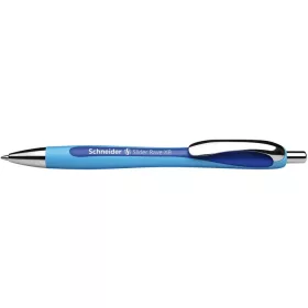   Golyóstoll, 0,7 mm, nyomógombos, SCHNEIDER "Slider Rave XB", kék
