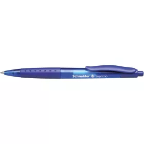   Golyóstoll, 0,5 mm, nyomógombos, SCHNEIDER "Suprimo", kék