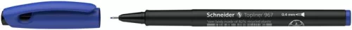 Tűfilc, 0,4 mm, SCHNEIDER "Topliner 967", kék