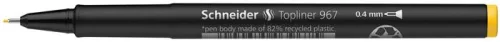 Tűfilc, 0,4 mm, SCHNEIDER "Topliner 967", sárga