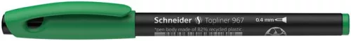 Tűfilc, 0,4 mm, SCHNEIDER "Topliner 967", zöld