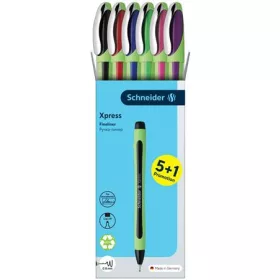   Tűfilc készlet, 0,8 mm, SCHNEIDER "Xpress", 6 különböző szín