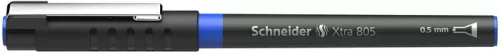 Rollertoll, 0,5 mm, tűhegyű, SCHNEIDER "XTRA 805", kék