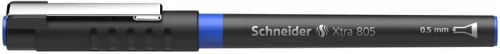 Rollertoll, 0,5 mm, tűhegyű, SCHNEIDER "XTRA 805", kék