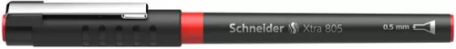 Rollertoll, 0,5 mm, tűhegyű, SCHNEIDER "XTRA 805", piros