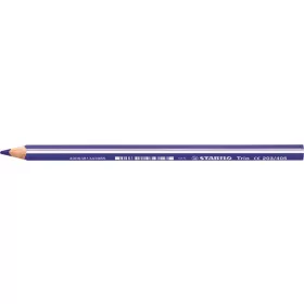   Színes ceruza, háromszögletű, vastag, STABILO "Trio thick", kék